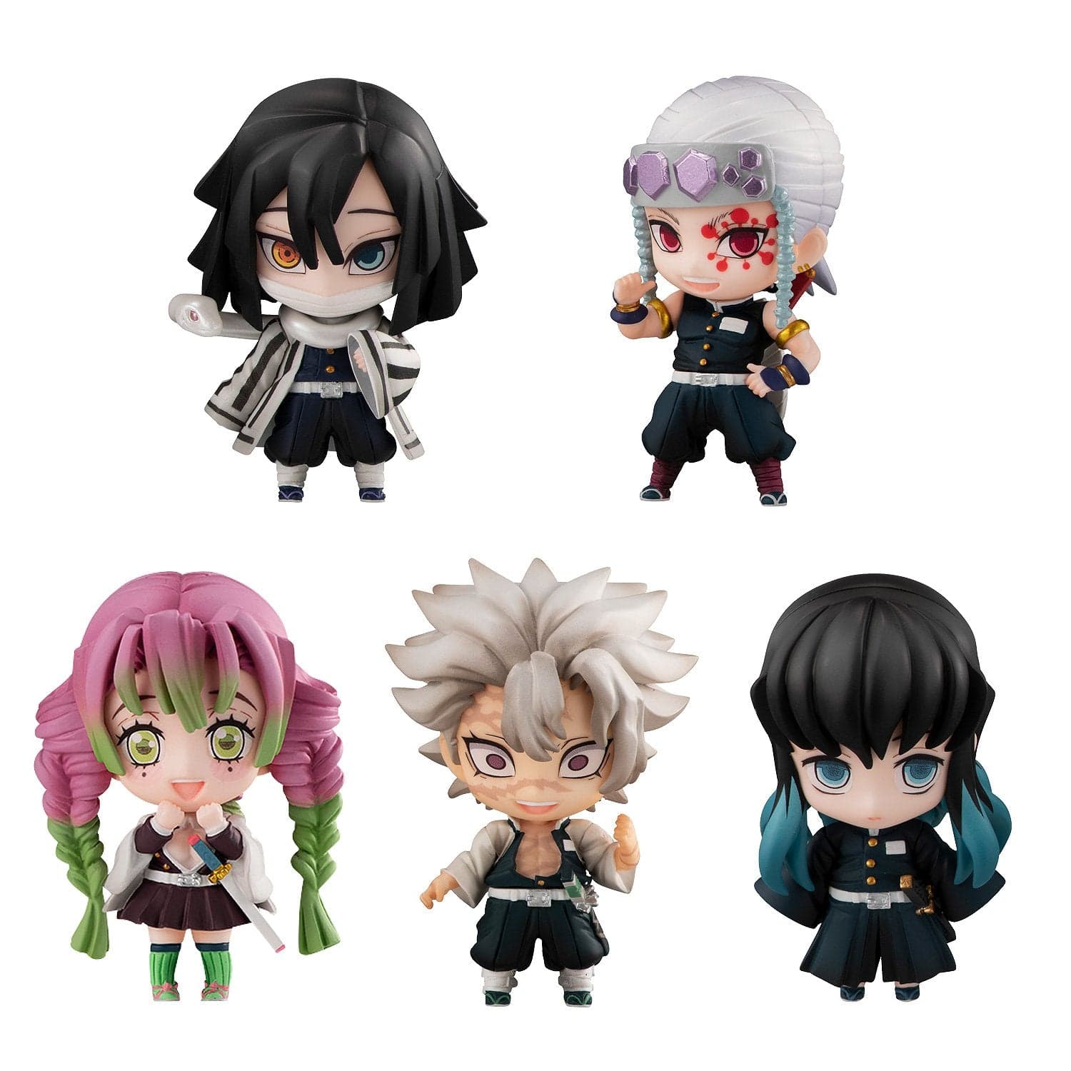 Demon Slayer: Kimetsu no Yaiba - Tanjiro and Hashira Mascot Set B (Resale)