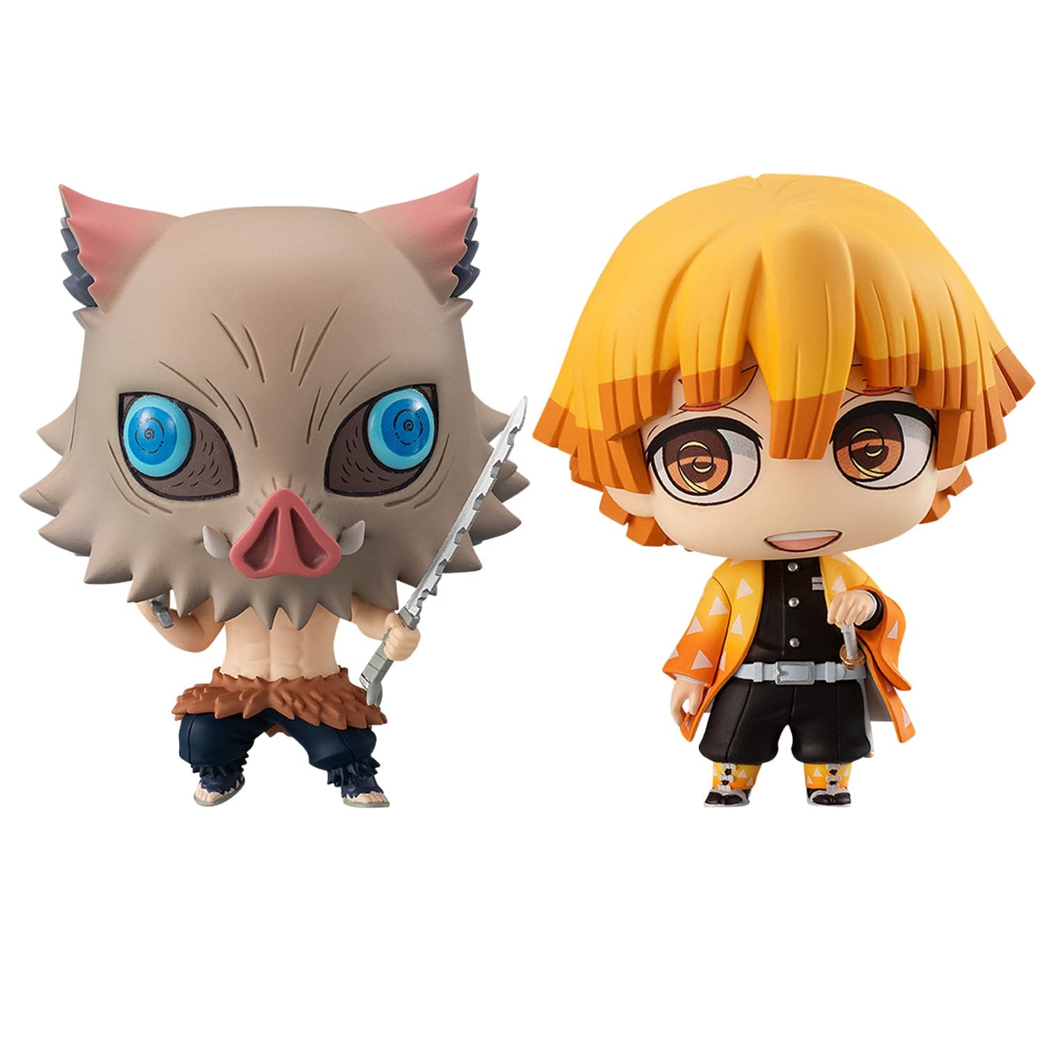 ChimiMega Buddy Series!: Demon Slayer: Kimetsu no Yaiba - Zenitsu Agatsuma & Inosuke Hashibira Set