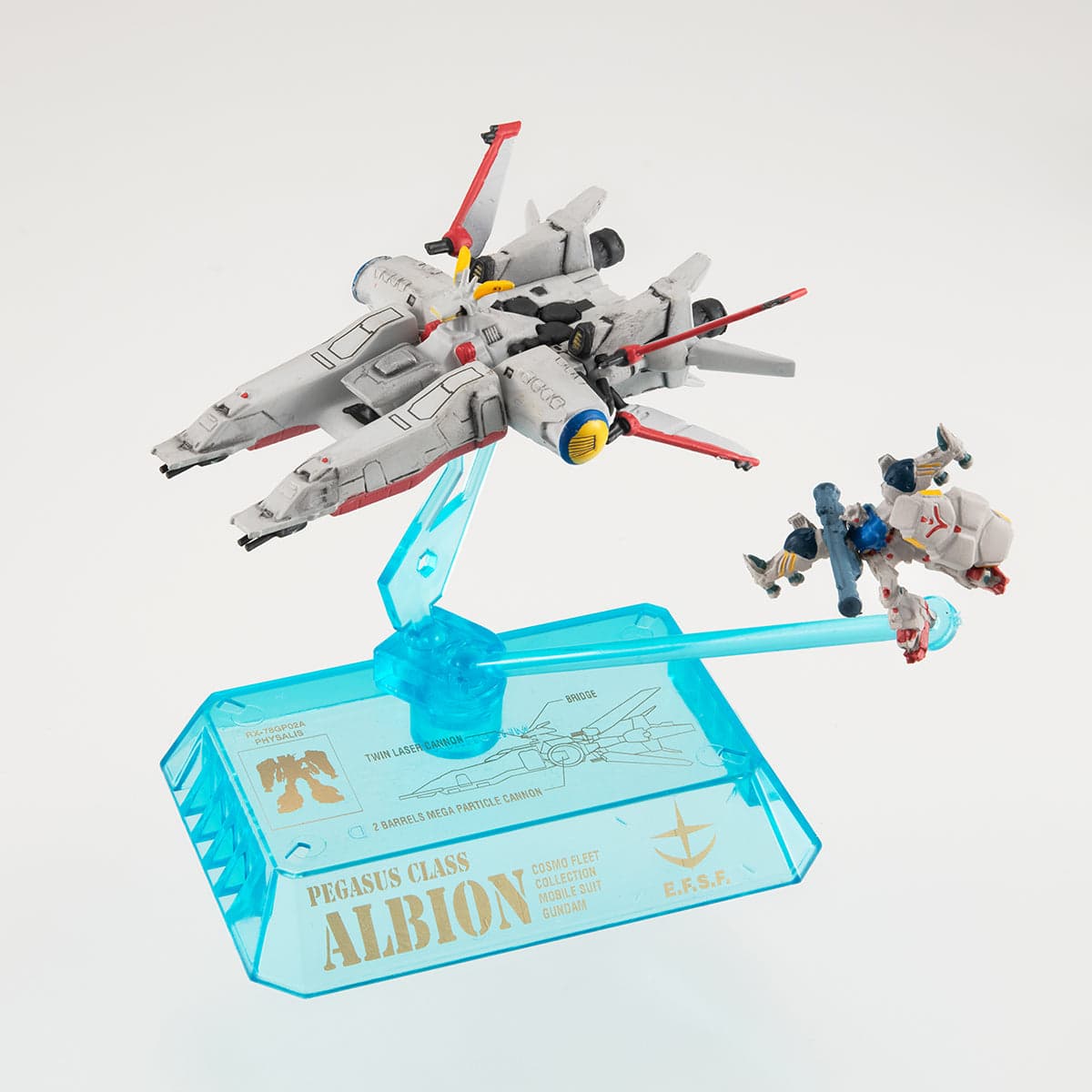 Cosmo Fleet Collection: Mobile Suit Gundam 0083 STARDUST MEMORY - Pegasus Class Albion