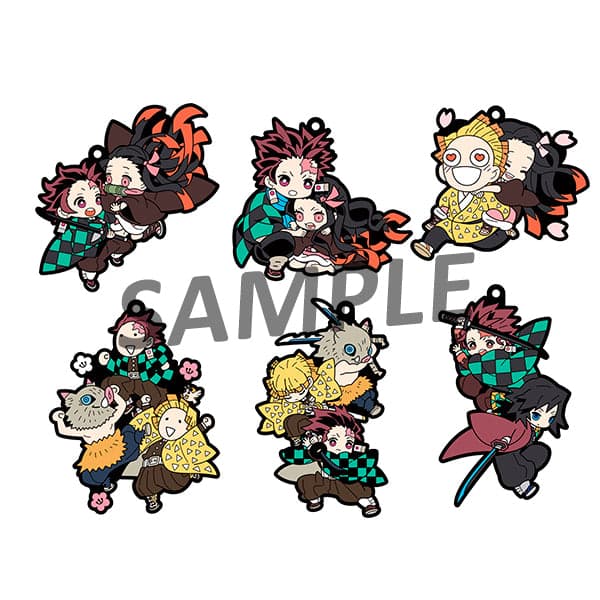 Rubber Mascots Buddy-Colle: Demon Slayer: Kimetsu no Yaiba