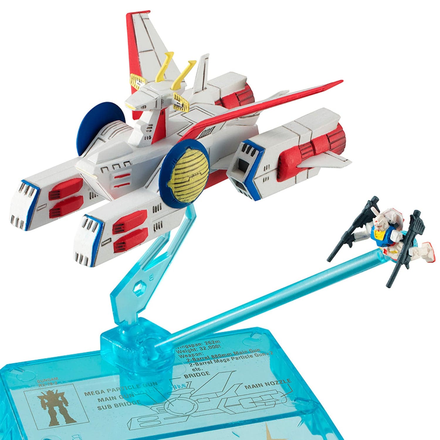 Cosmo Fleet Collection: Mobile Suit Gundam - E.F.S.F Pegasus-Class Assault Landing Craft White Base