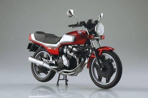 Honda CBX400F Candy Ala Moana Red / Pearl Shell White