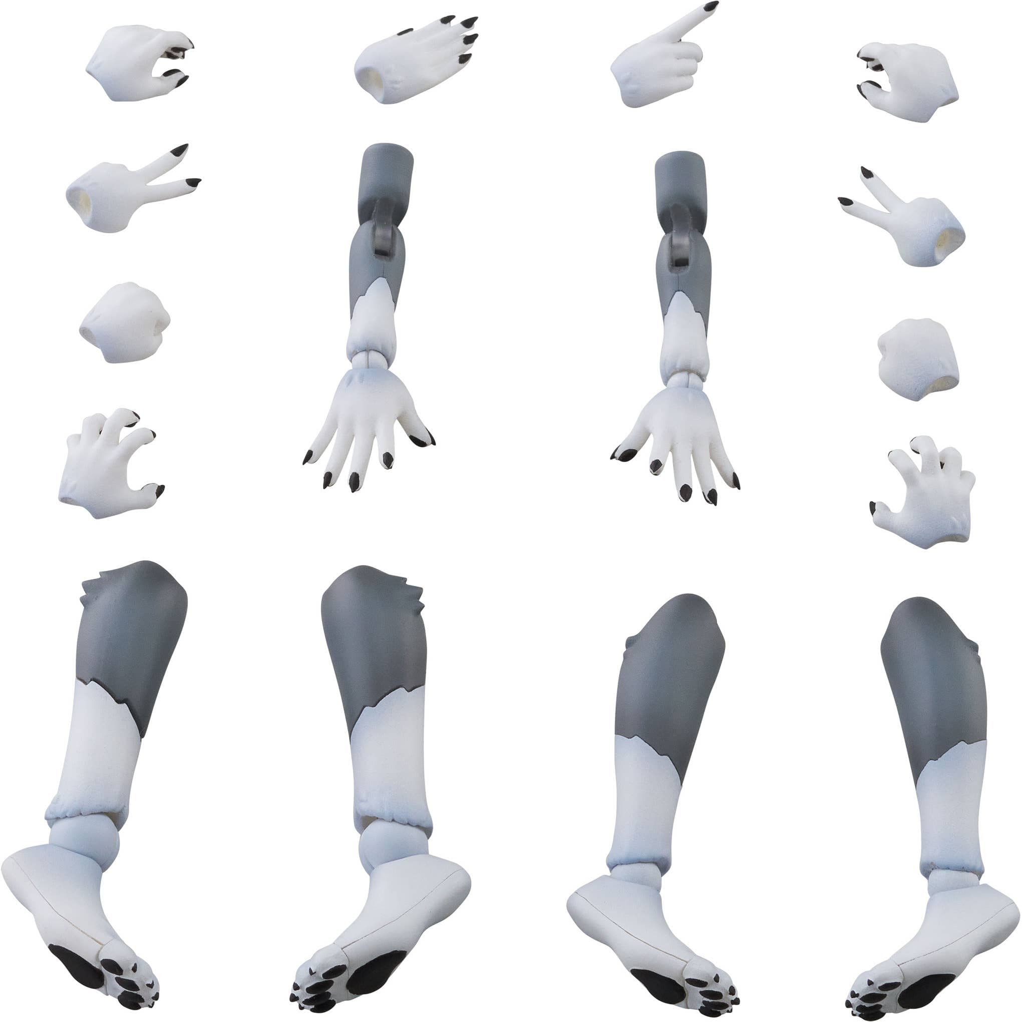 KEMOPLA: Arm & Leg Parts Set 01 [Gray Wolf Color]