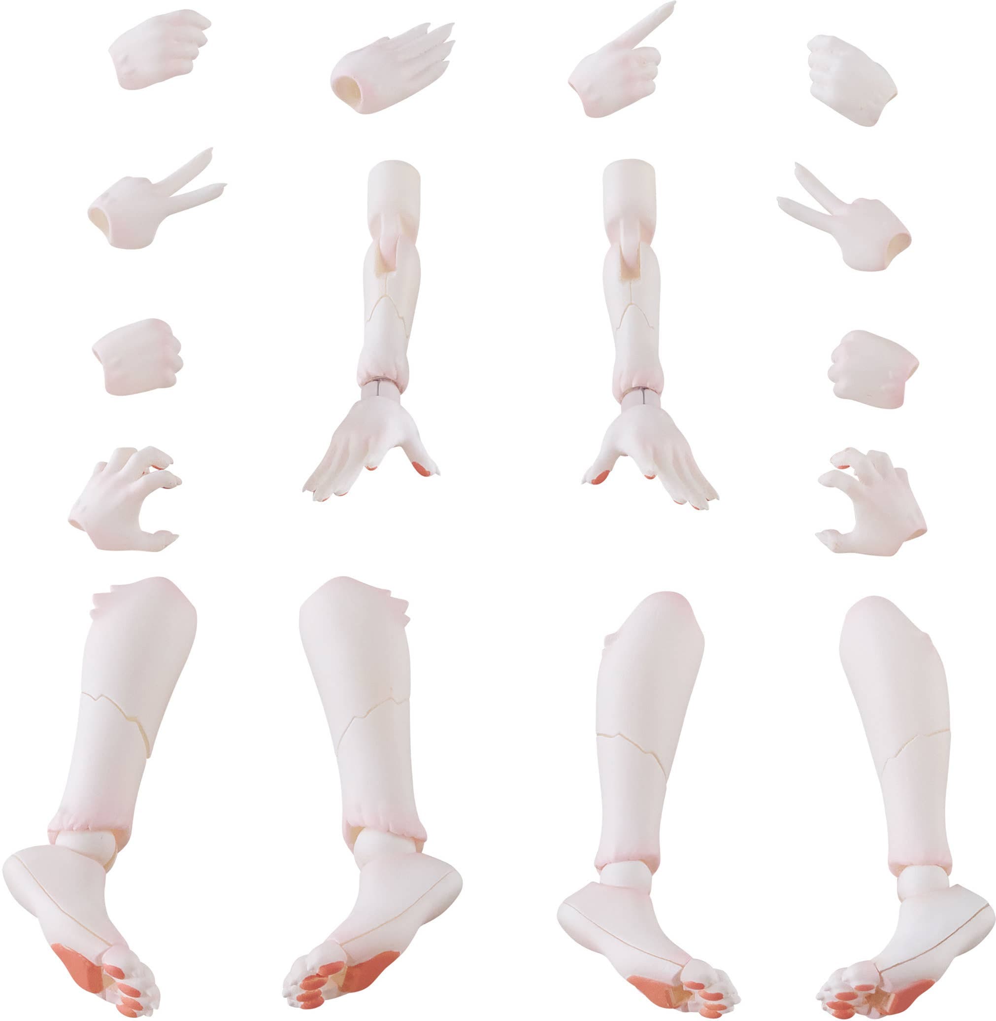 KEMOPLA: Arm & Leg Parts Set 01 [Khao Manee Color]