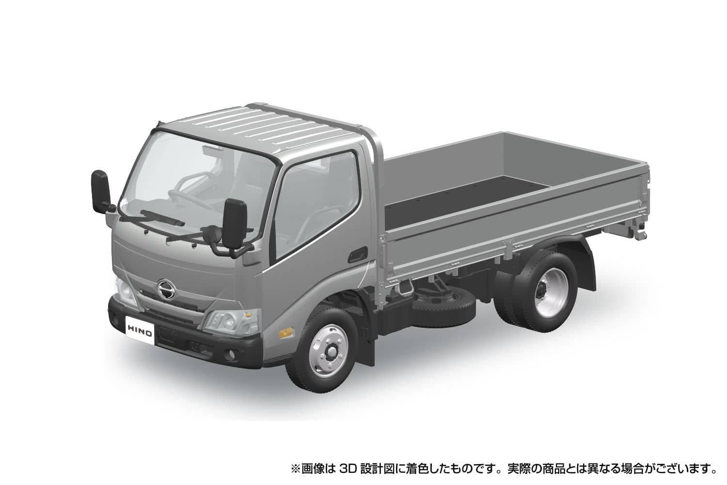 1/32 Hino Dutro Flatbed (Silver)