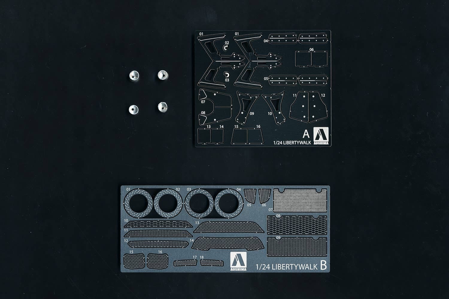 1/24 LB Works R35 GT-R Common Detail Up Parts