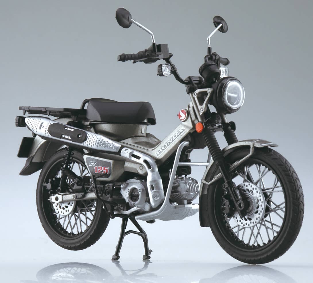 1/12 Honda CT125 Hunter Cub Matte Armored Silver Metallic