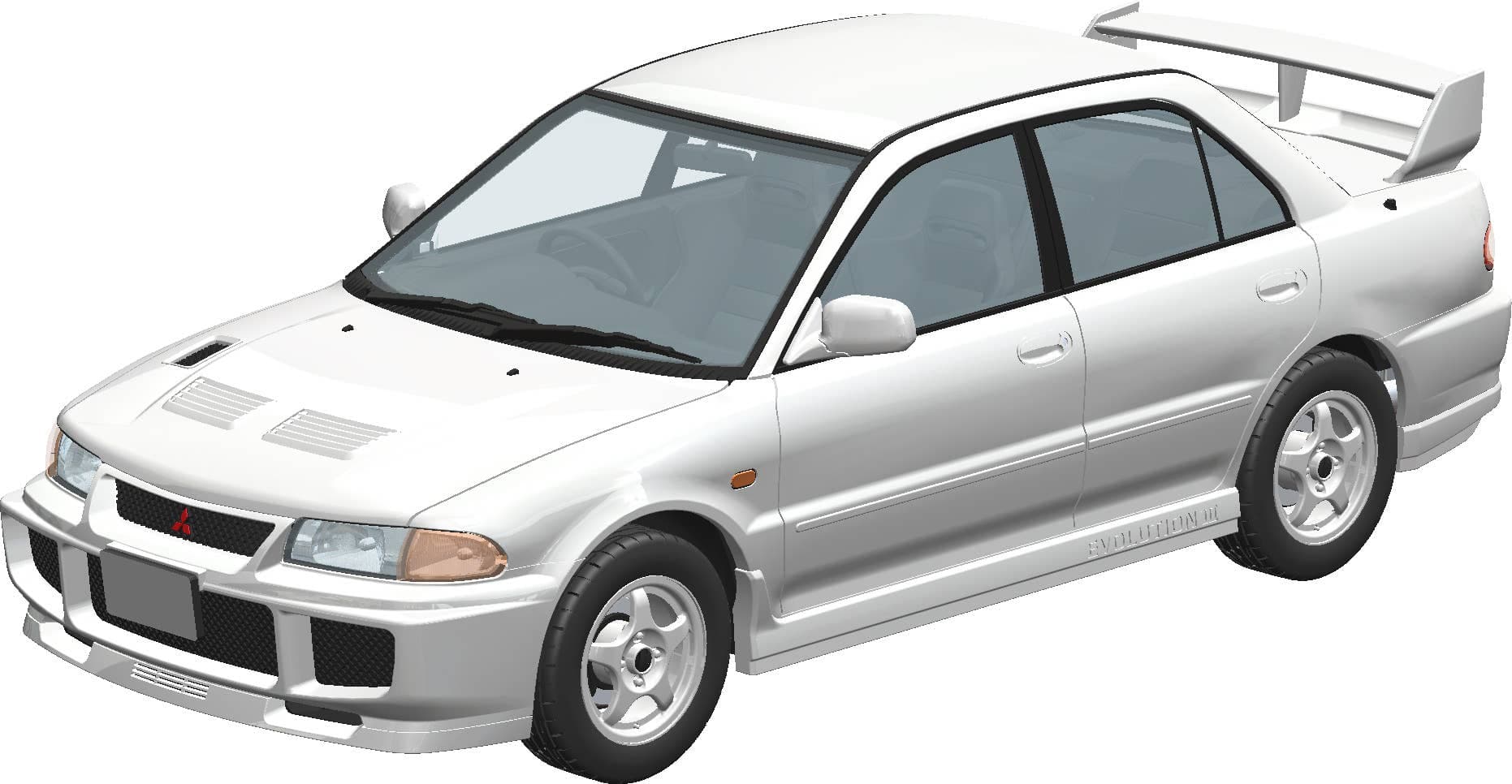 1/24 CE9A LANCER GSR Evolution III 1995 Scotia White
