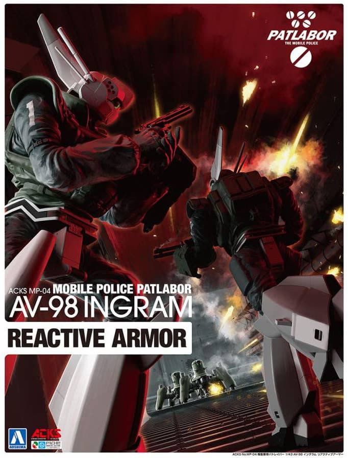 1/43 Mobile Police Patlabor AV-98 Ingram Reactive Armor (Reissue)