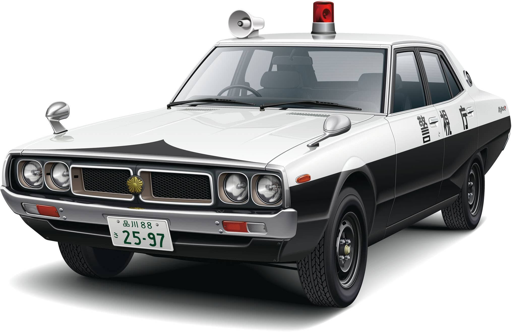 1/24 Nissan GC110 Skyline Patrol Car '72