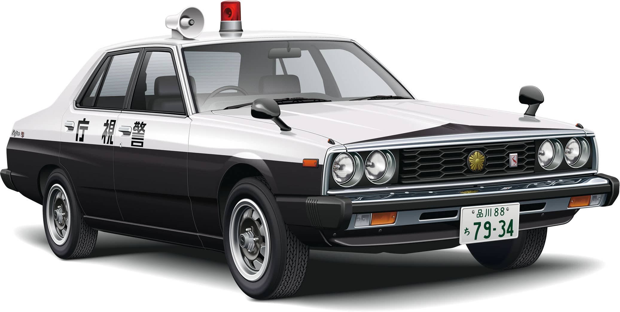 1/24 Nissan HGC210 Skyline Patrol Car '77