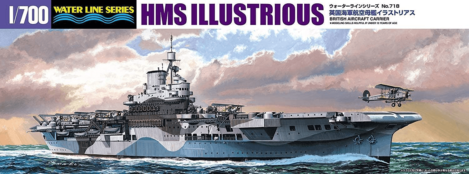 1/700 British Aircraft Carrier Illustrious