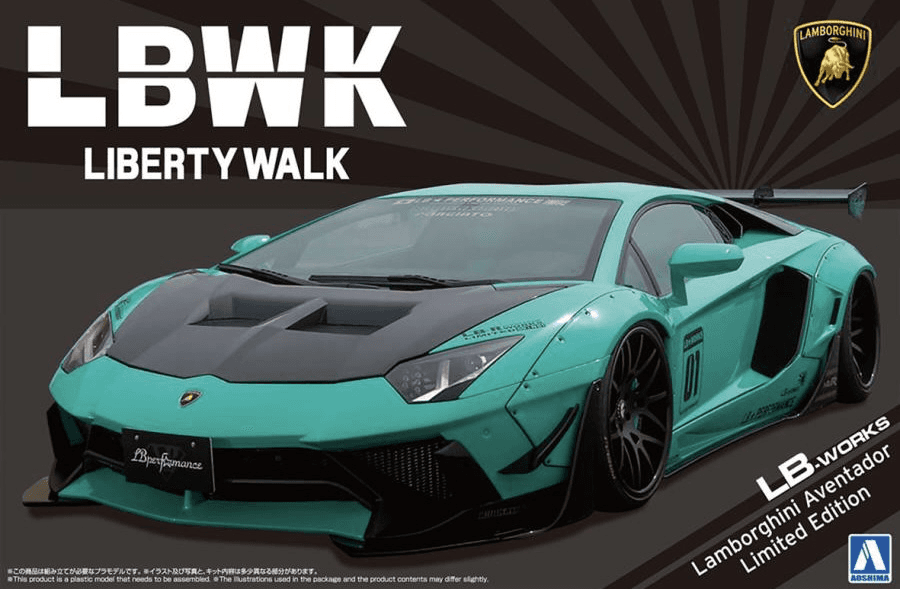 1/24 LB Works Lamborghini Aventador Limited Edition Ver.2