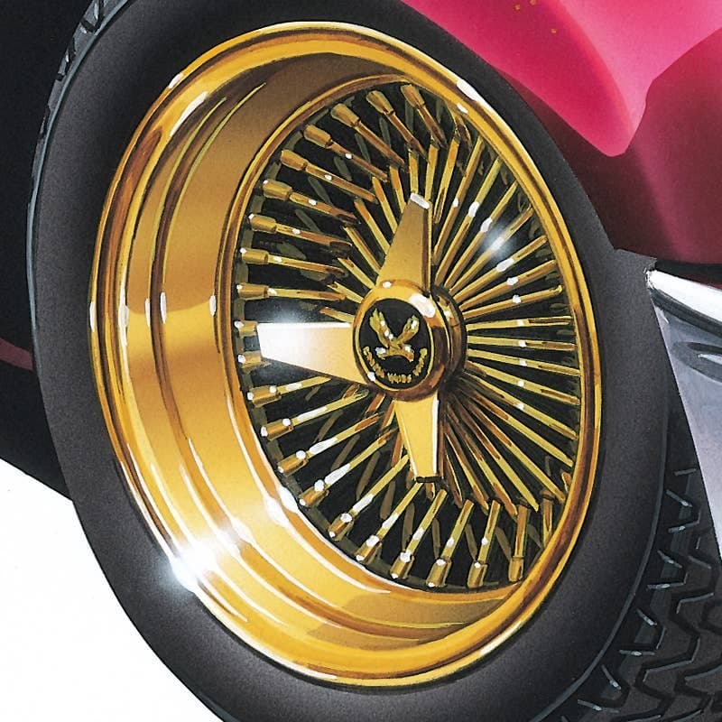 1/24 Wire Wheel (Gold Plated) 13 inches