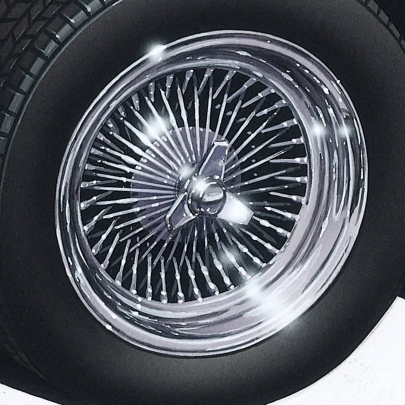 1/24 Wire Wheel (Silver Plated) 13 Inches