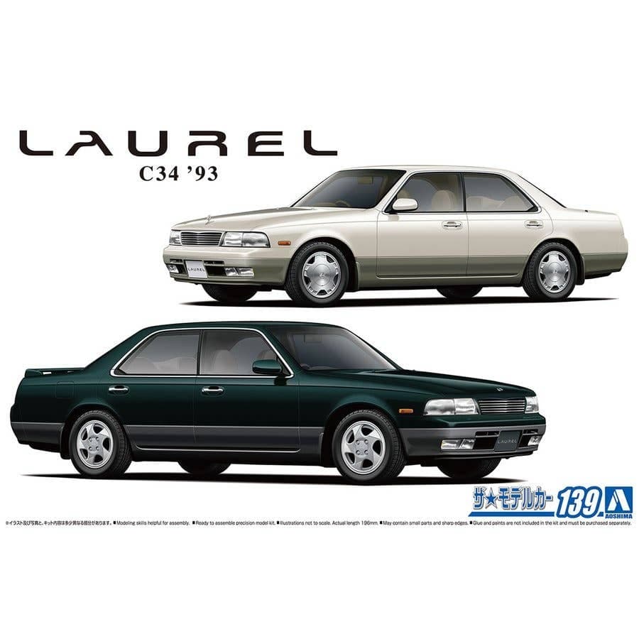 1/24 Nissan GC34 Laurel Medalist V/Club S '93