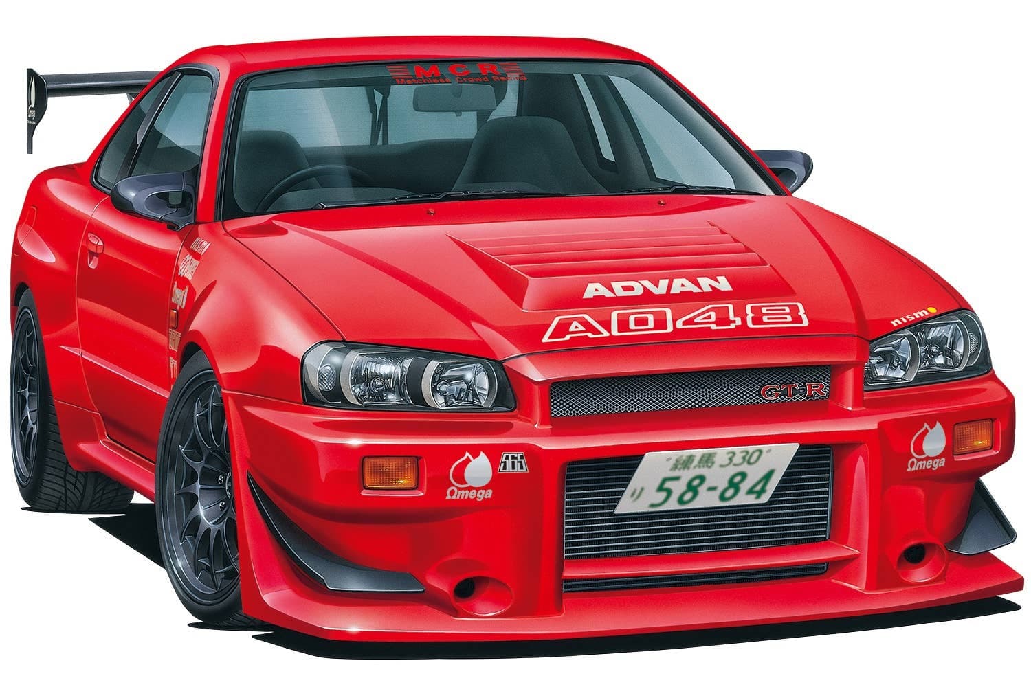 1/24 MCR BNR34 Skyline GT-R '02 (Nissan)