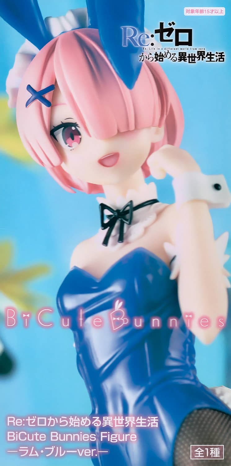 Re:Zero Starting Life in Another World BiCute Bunnies Figure Ram Blue Ver.
