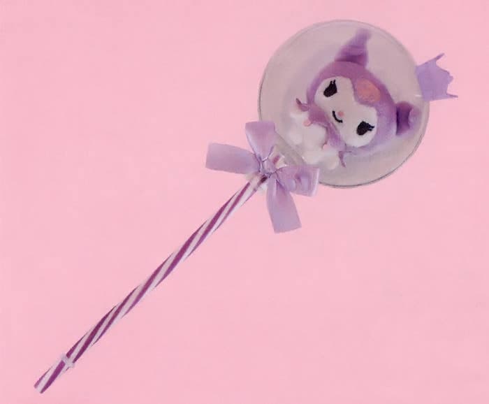 Sanrio Characters Oshigoto Diary Mascot Stick B Kuromi