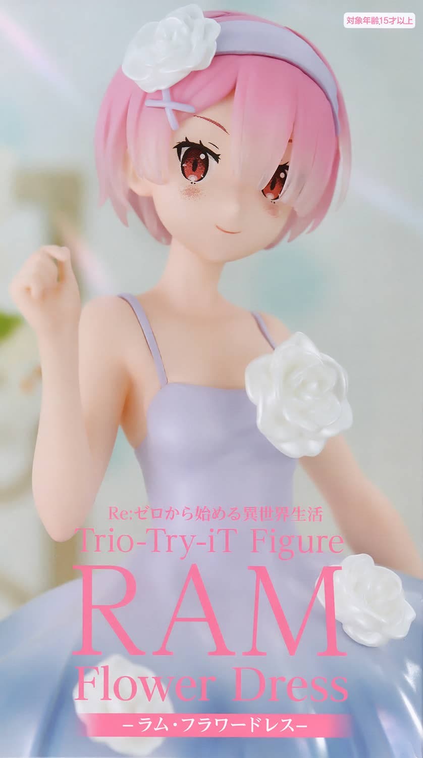 Re:Zero Starting Life in Another World Trio-Try-iT Figure Ram Flower Dress
