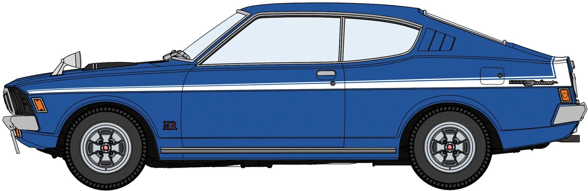 1/24 Mitsubishi Colt Galant GTO-MR Blue Color