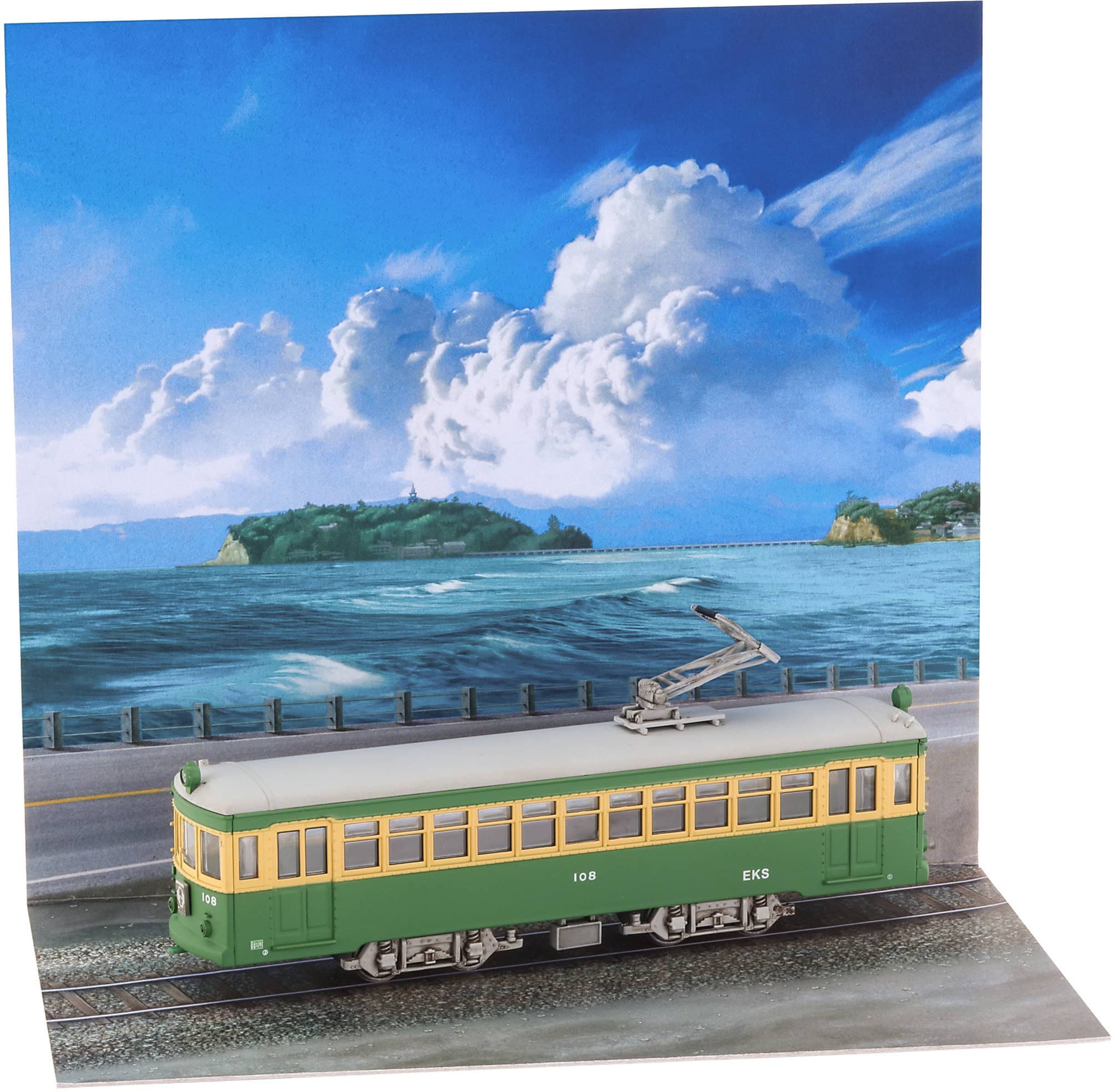 1/80 Enoshima Electric Railway Type 100 with Scenic Sheet