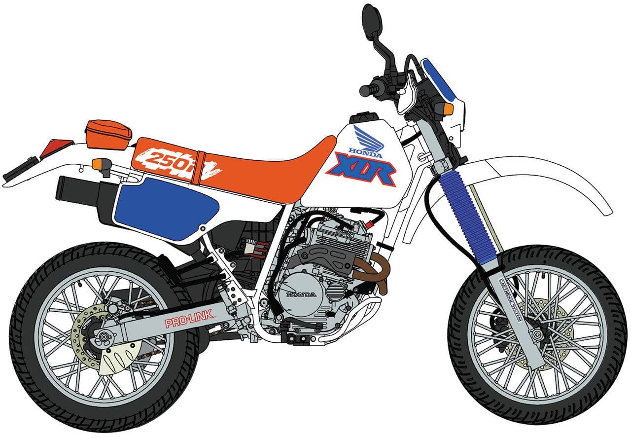 1/12 Honda XLR250R (MD22) (1991) Motard Custom