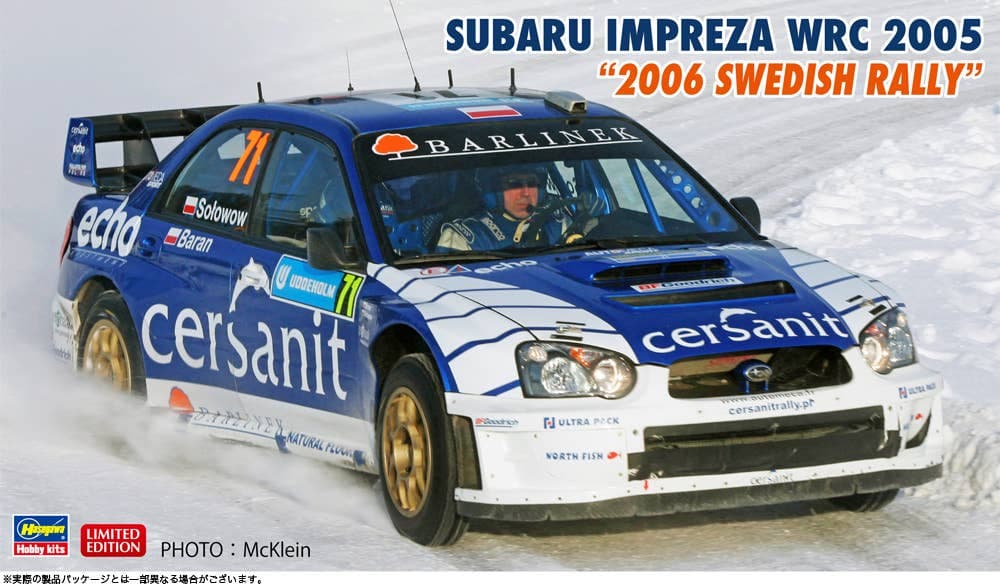 1/24 Subaru Impreza WRC 2005 2006 Swedish Rally