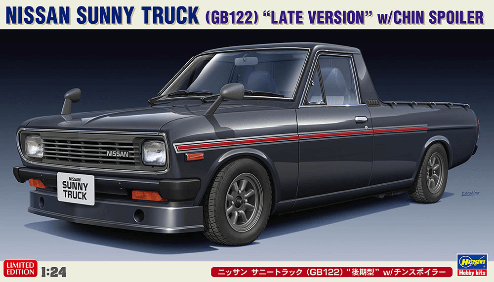 1/24 Nissan Sunny Truck (GB122) Late Version w/Chin Spoiler