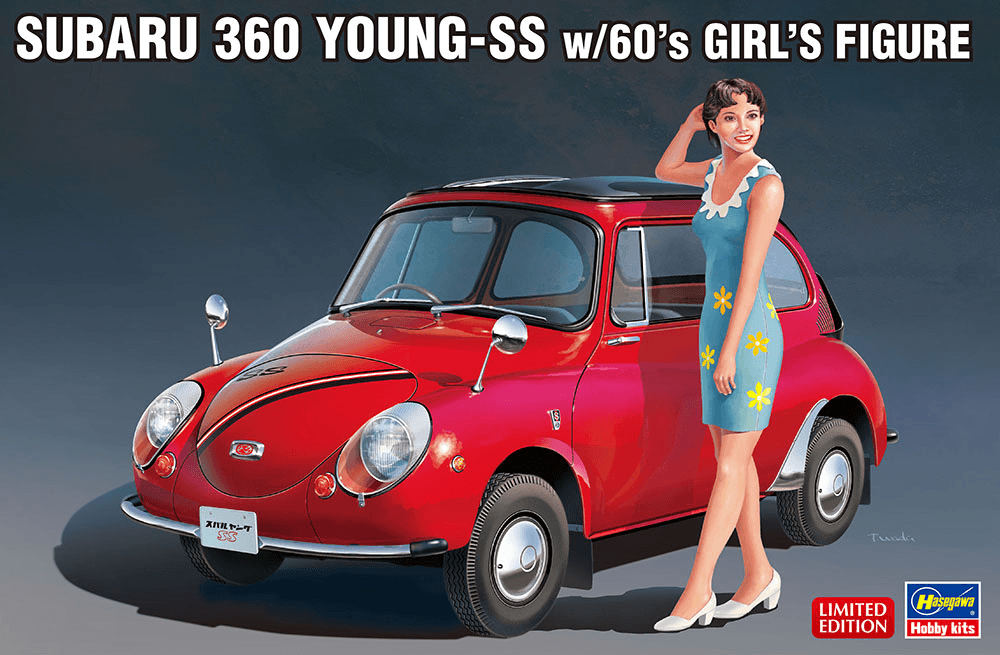 1/24 Subaru 360 Young SS w/'60s Girl Figure