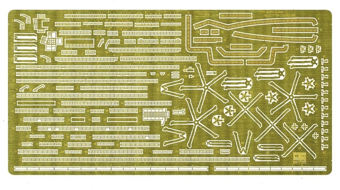 1/700 DDH Izumo Detail Up Etching Parts