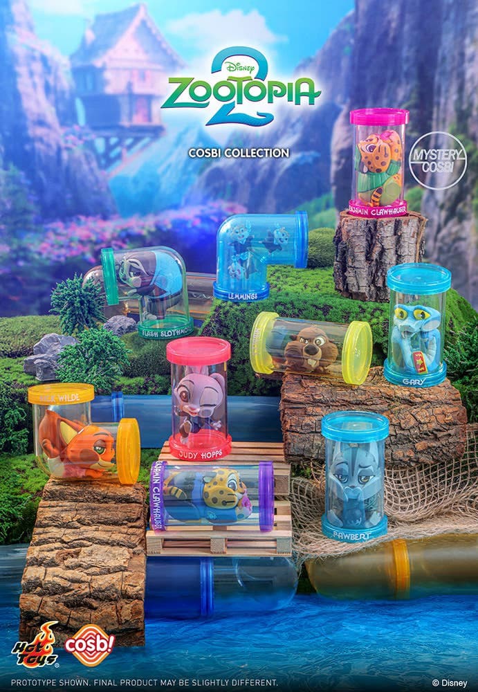 Cosbi - Zootopia 2: Series 1 - Water Slider: 1Box (8pcs)