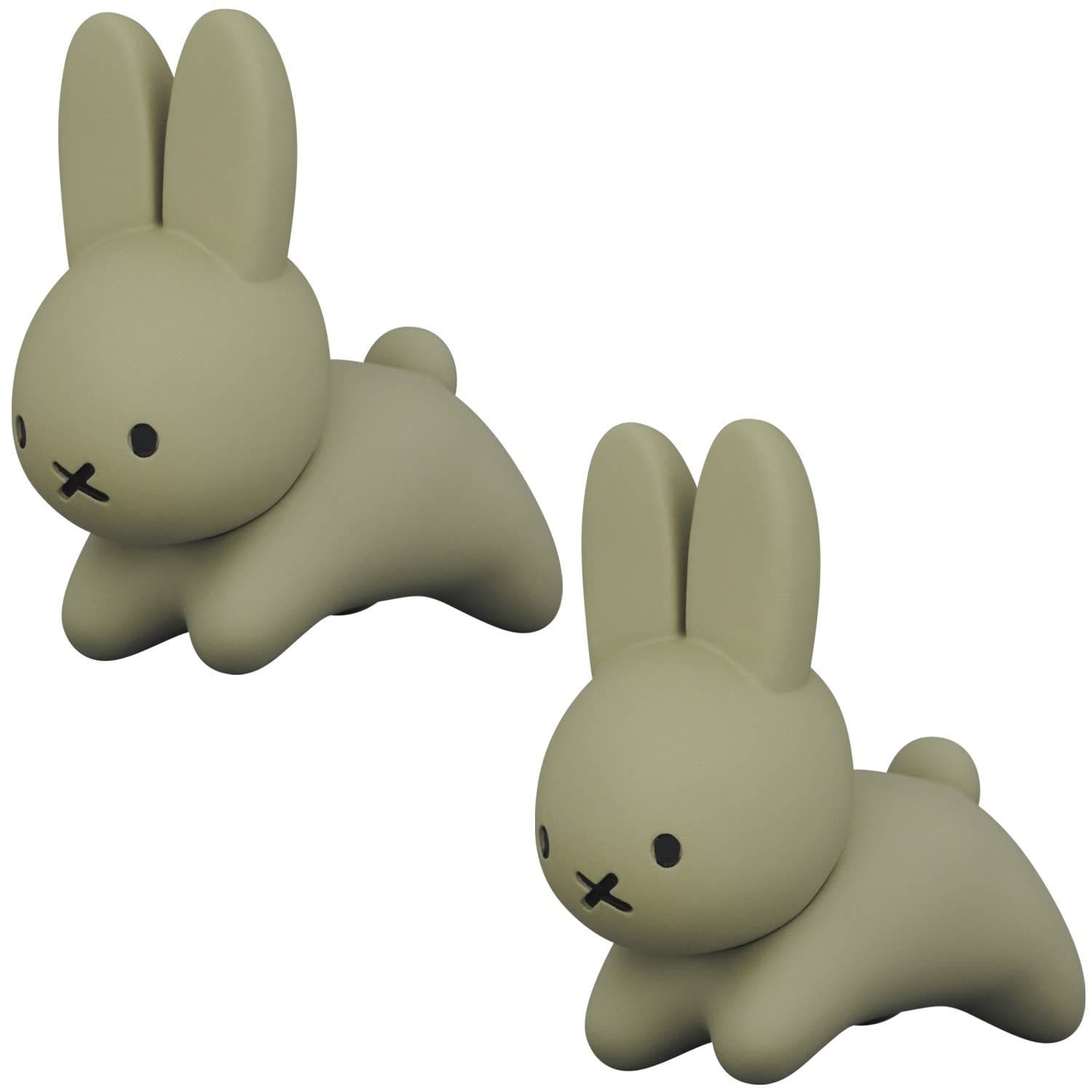 UDF Dick Bruna (Series 6) Rabbit (Gray) Set of 2