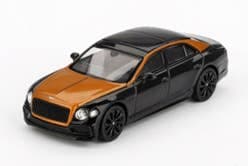 1/64 Bentley Flying Spur Neptune Orange Flame / Onyx (Left Hand Drive)