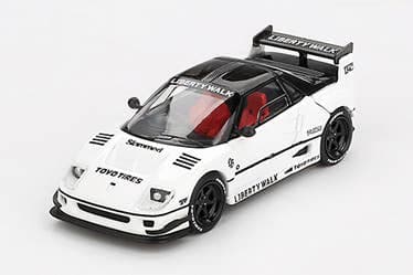 1/64 MAZDA AZ-1 Liberty Walk Lb40 Tokyo Auto Salon 2024 White(Right Hand Drive)