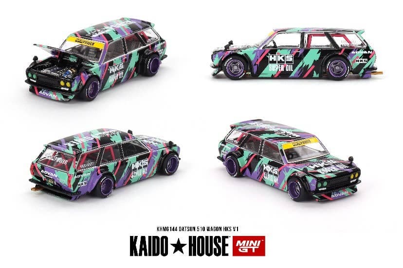 1/64 Datsun Street 510 Wagon HKS V1 (Right-hand Drive)