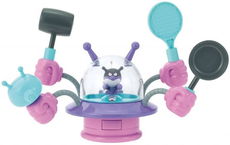 Anpanman Museum Series To Mischief! Baikin UFO