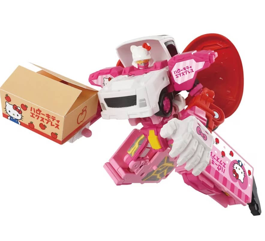Tomica Jobraver TJBEX Carry Braver Hello Kitty Express Truck