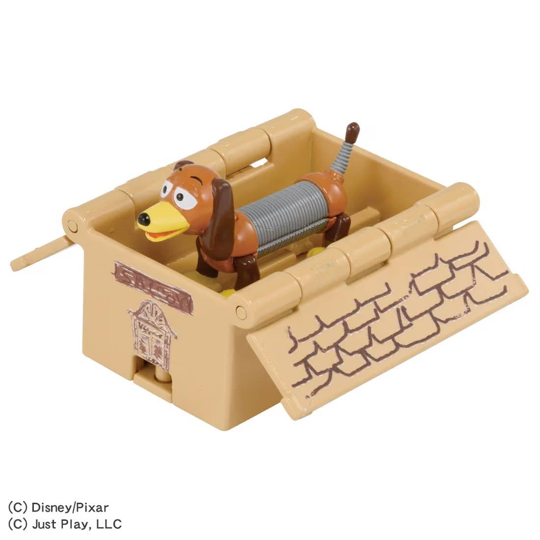 Dream Tomica Ride On Toy Story SP Slinky Dog & Cardboard Toy Box