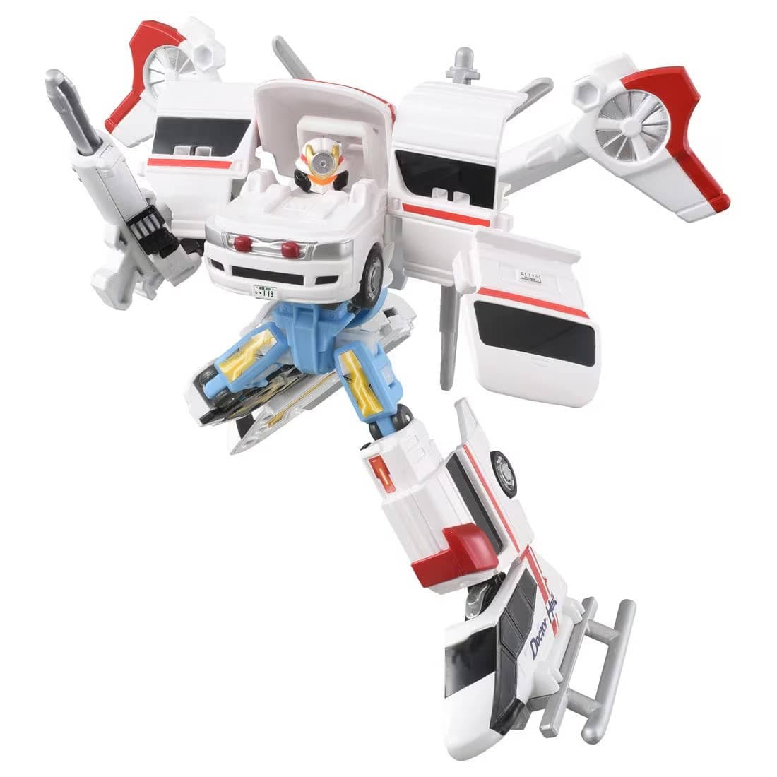 Tomica Job Labor TJBDX Unite Medi Braver Ambulance & Doctor Helicopter Combined Set