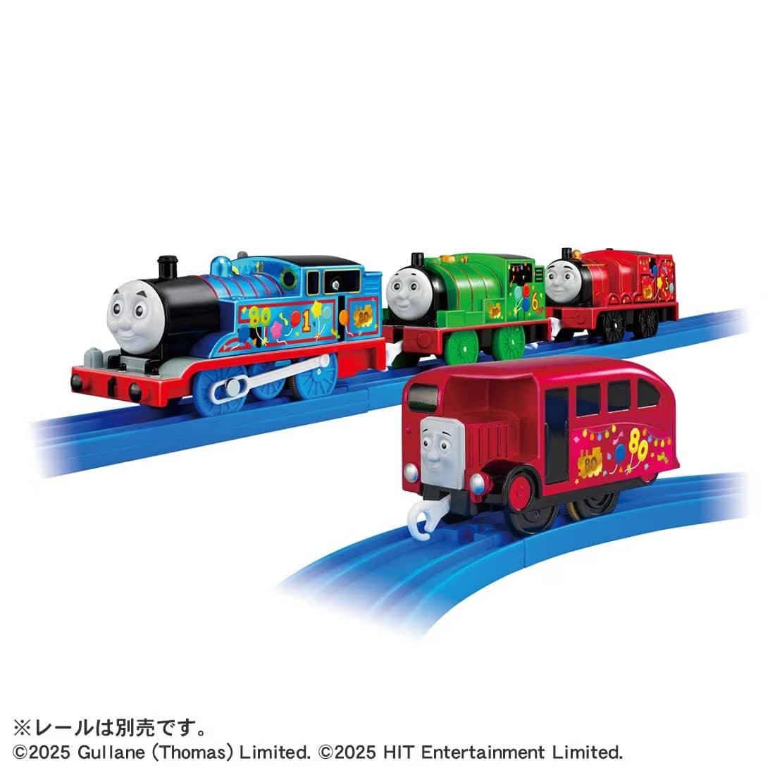 Thomas the Tank Engine Original Publication 80th Anniversary Sparkling Sodor Island Popular Items Set