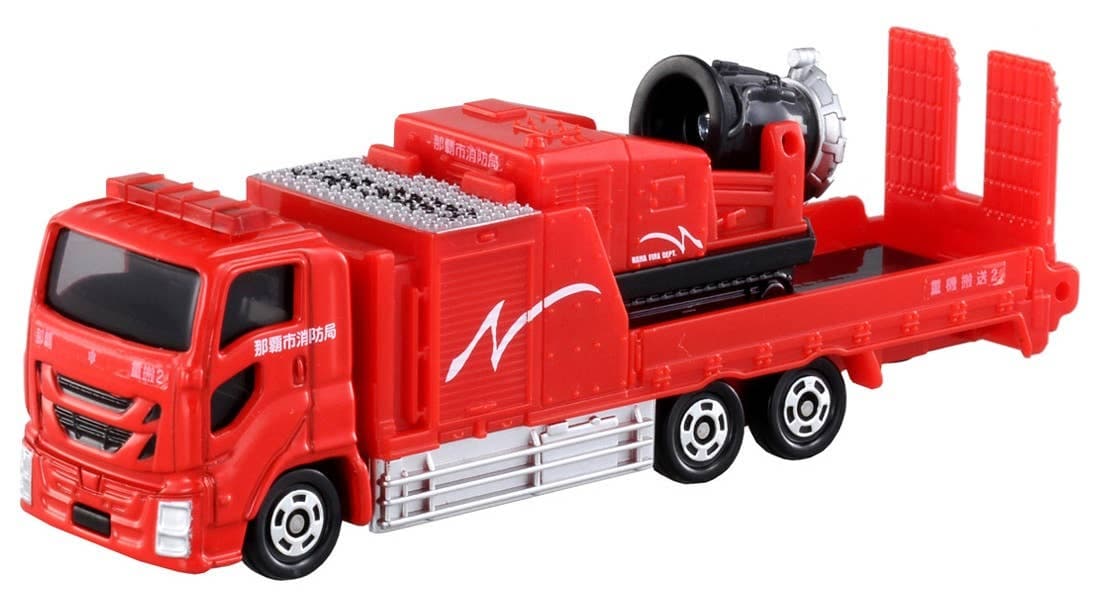 1/90 Long Type Tomica No.128 Naha City Fire Department Hyper Mist Blower Vehicle
