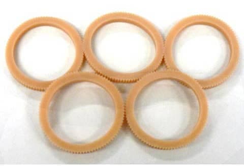 Pla-Rail Rubber Tires 16pcs