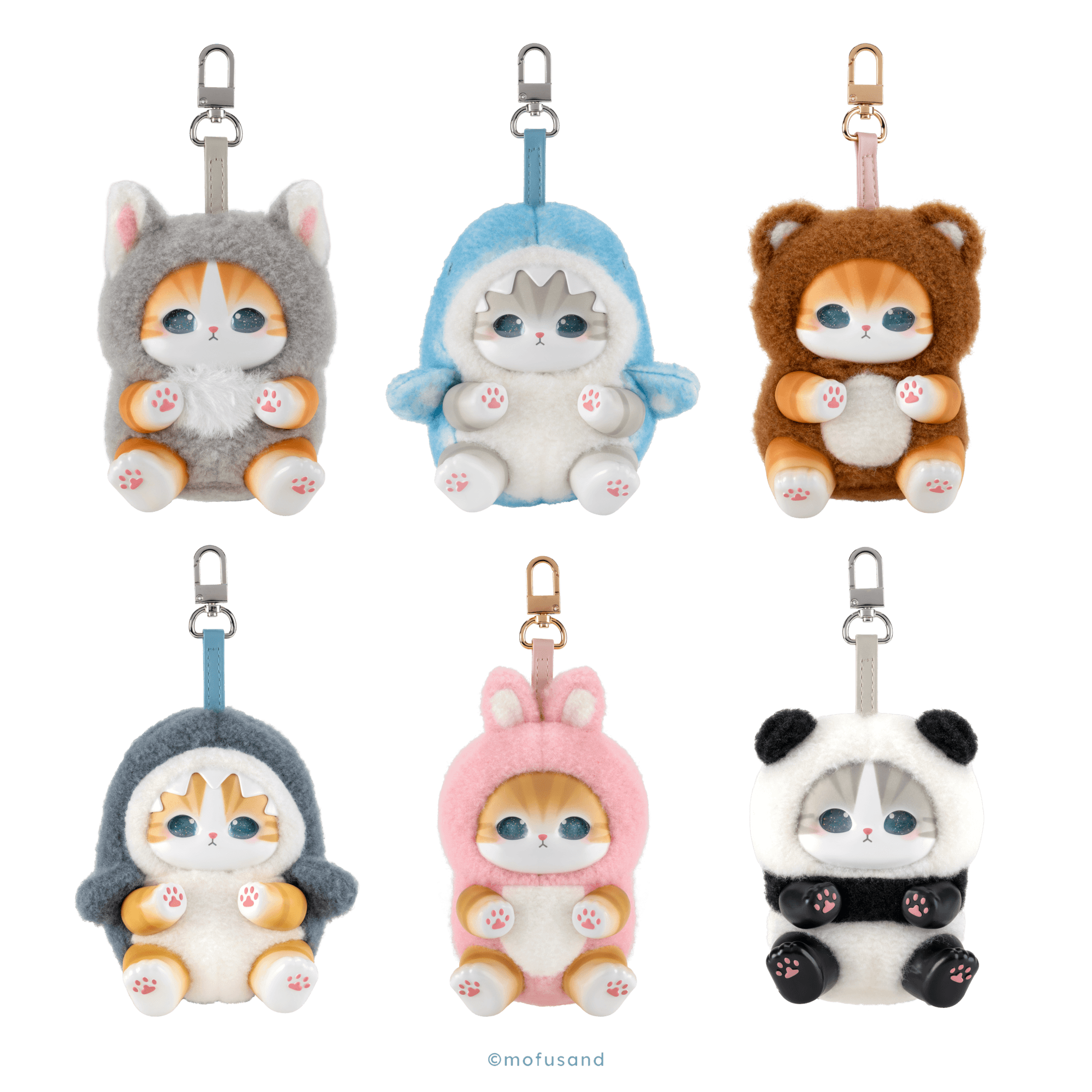 Mofusand 6-Inch Kiramekko Roto Plush Clips Blind Box