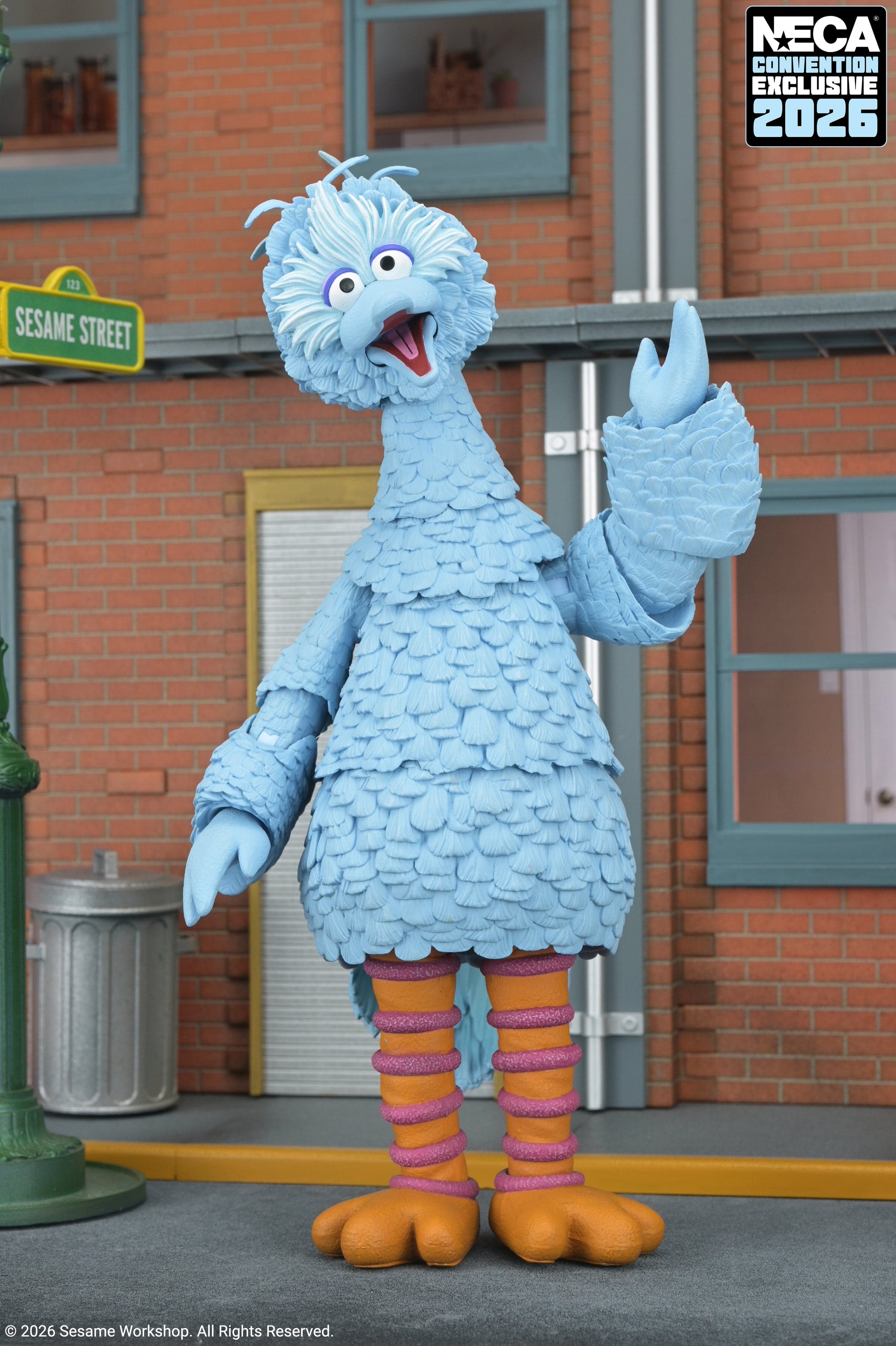 2026 CON EXCLUSIVE: Sesame Street - Ultimate Big Bird (Blue Version) 7” Scale Action Figure