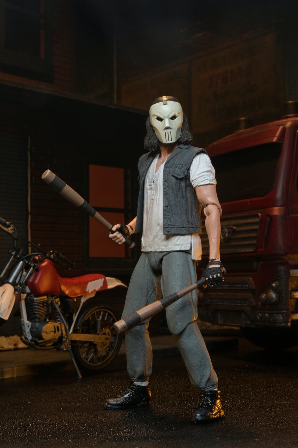 Teenage Mutant Ninja Turtles (1990 Movie) - Casey Jones with Dirt Bike 7" Scale Action Figure