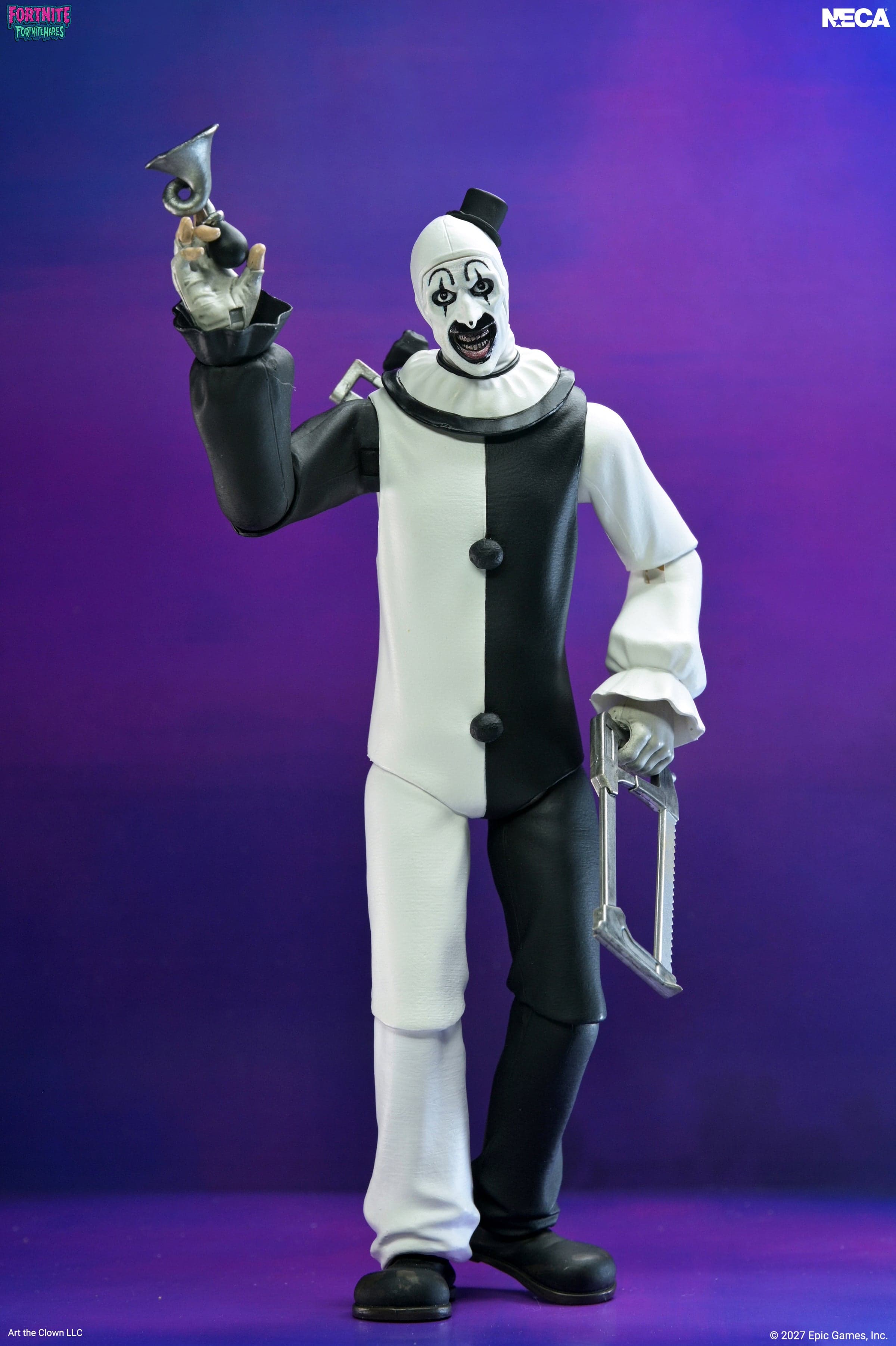 Fortnite x Terrifier - Fortnitemares Art the Clown 7" Scale Action Figure (PRE-ORDER)