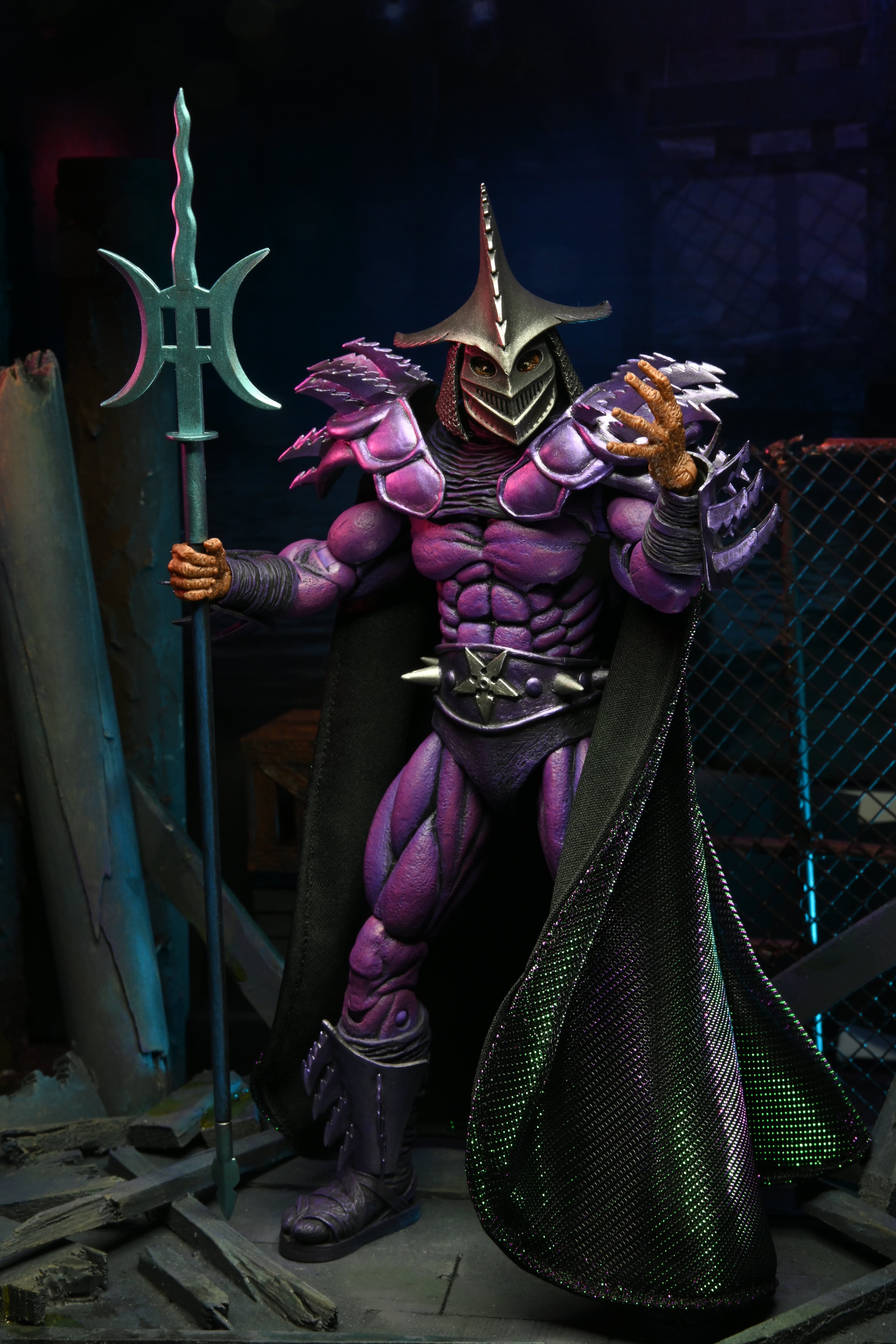 TMNT II: The Secret of the Ooze – 30th Anniversary Super Shredder (European Packaging Homage) 7" Scale Action Figure