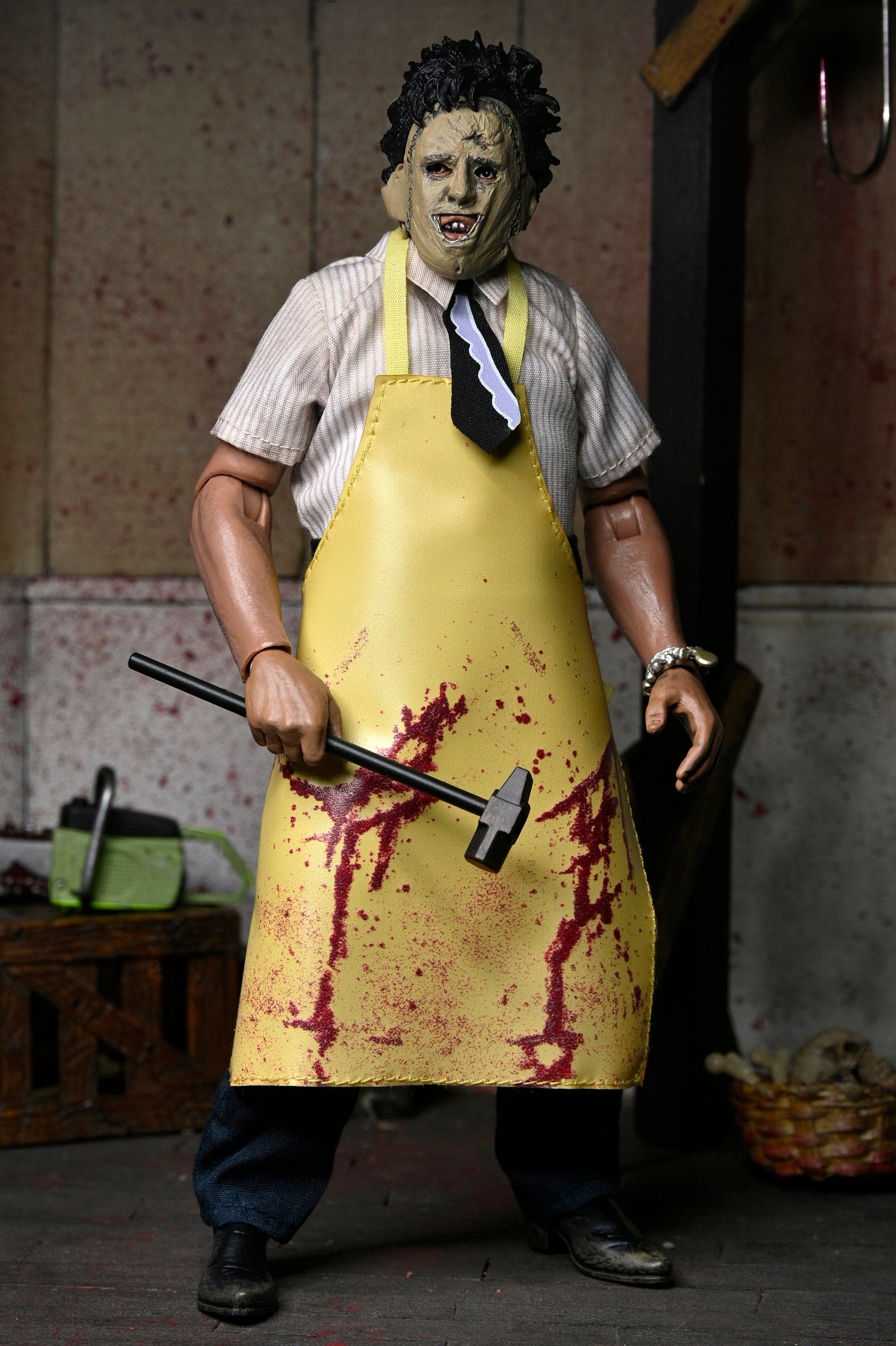 Texas Chainsaw Massacre - Leatherface 8" Clothed Action Figure in Window Box Packaging