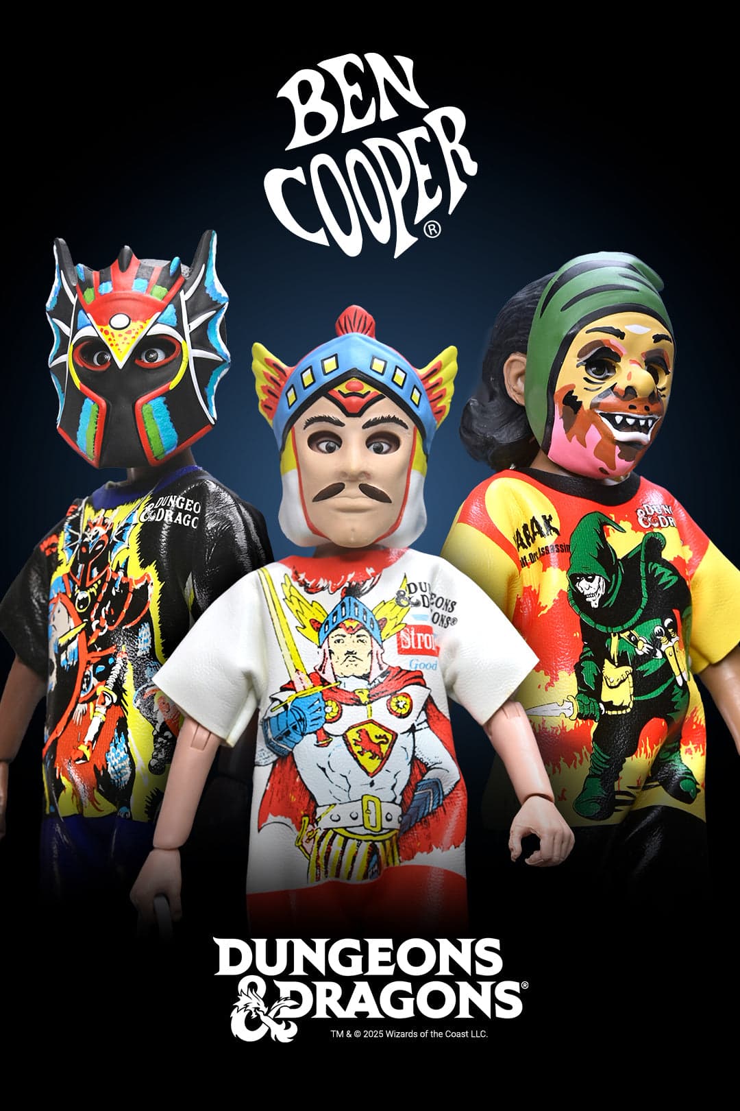 Dungeons & Dragons x Ben Cooper Costume Kids Collection - Series 10 Costumed Action Figure Bundle (Zarak, Warduke & Strongheart)